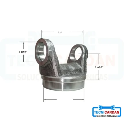 Oreja de Cardán 3 Pulgadas NKR, NHR, LUV, Mazda, Hilux, Pajero 5-153X 2-28-437